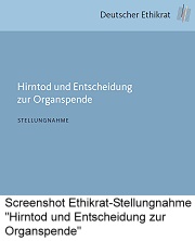 Ethikrat-Stellungnahme zu Hirntod und Entscheidung zu Organspende