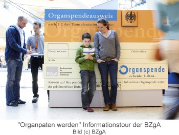 Bild zur Organpaten-Infotour